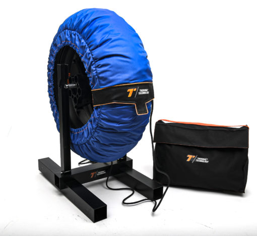 Blue Thermal Technology performance motorcycle tyre warmers